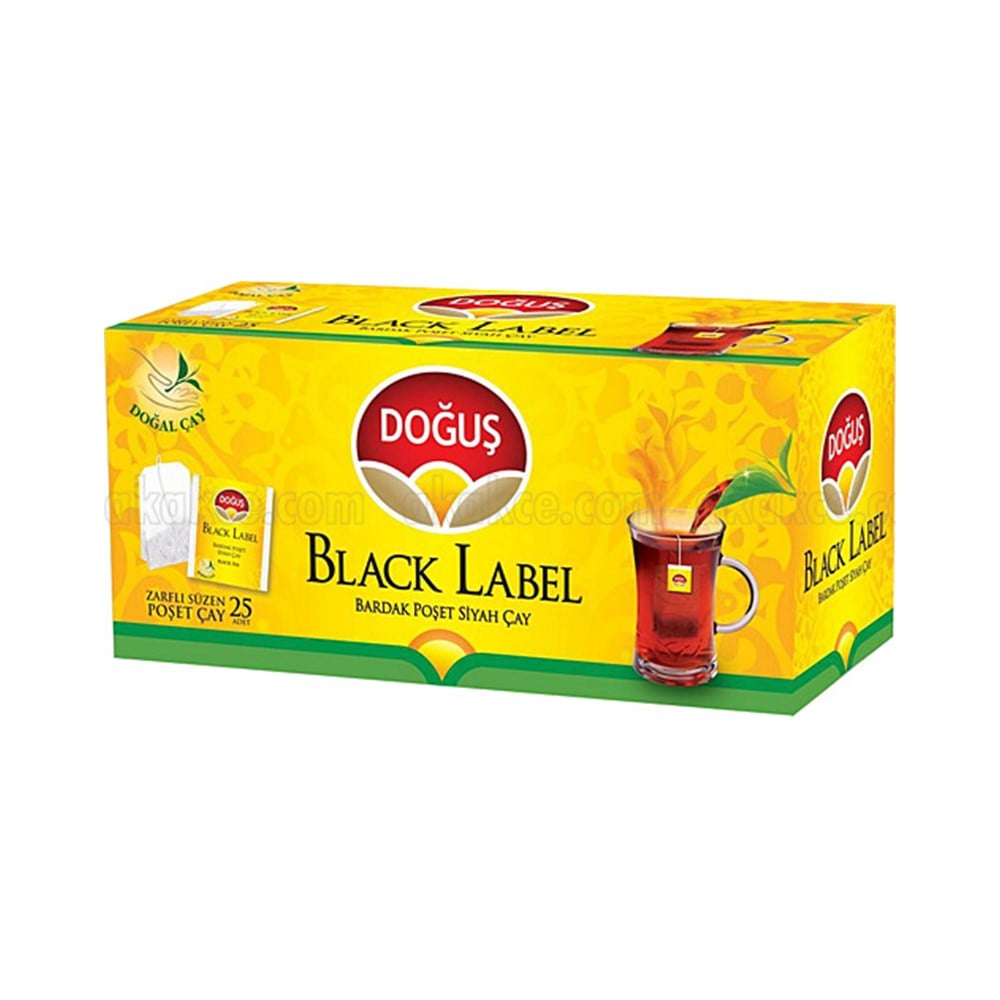 Doğuş Çay Bardak 25 Adet Black Label