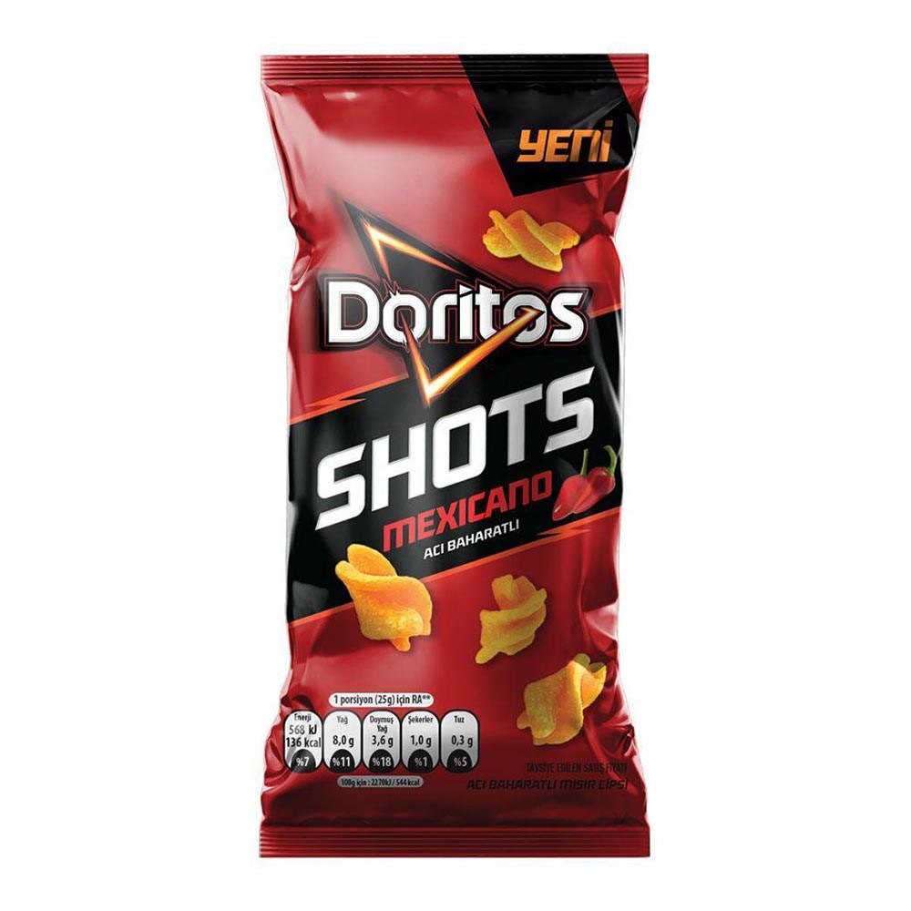 Doritos Shots 28 Gr Mexicano Acı Biber