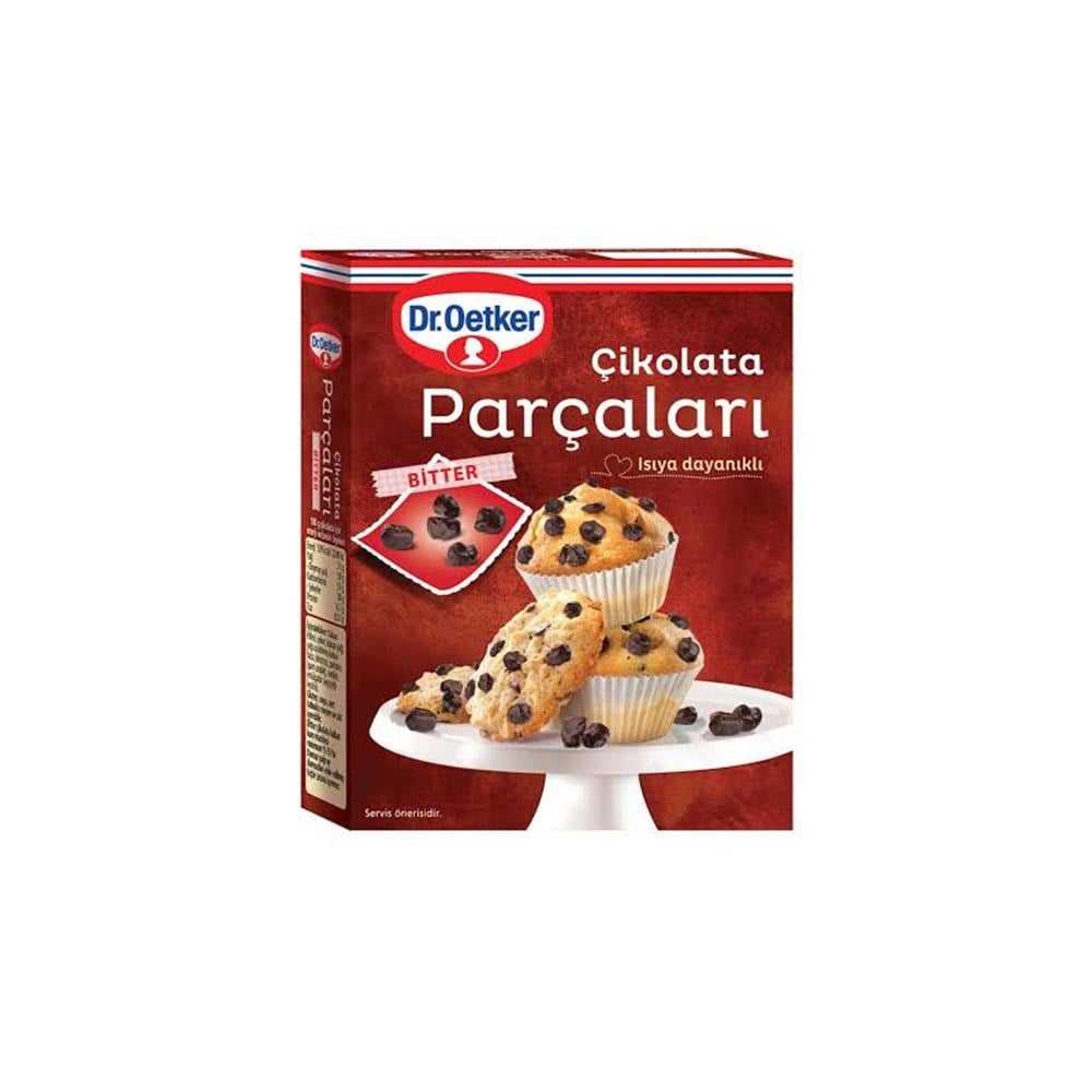 Dr.oetker Çikolata Parçaları Dekor 70 Gr Bitter