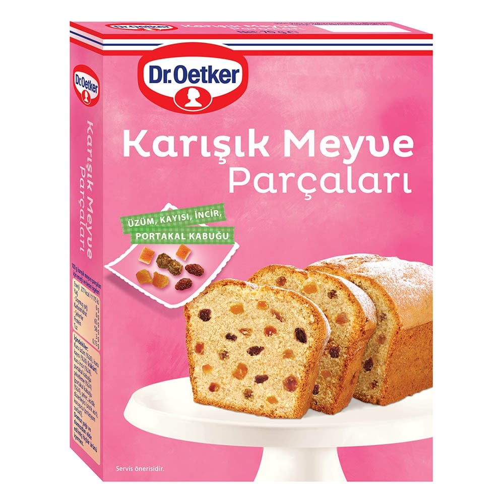 Dr.oetker Dekor Karışık Meyve Prç.70 Gr