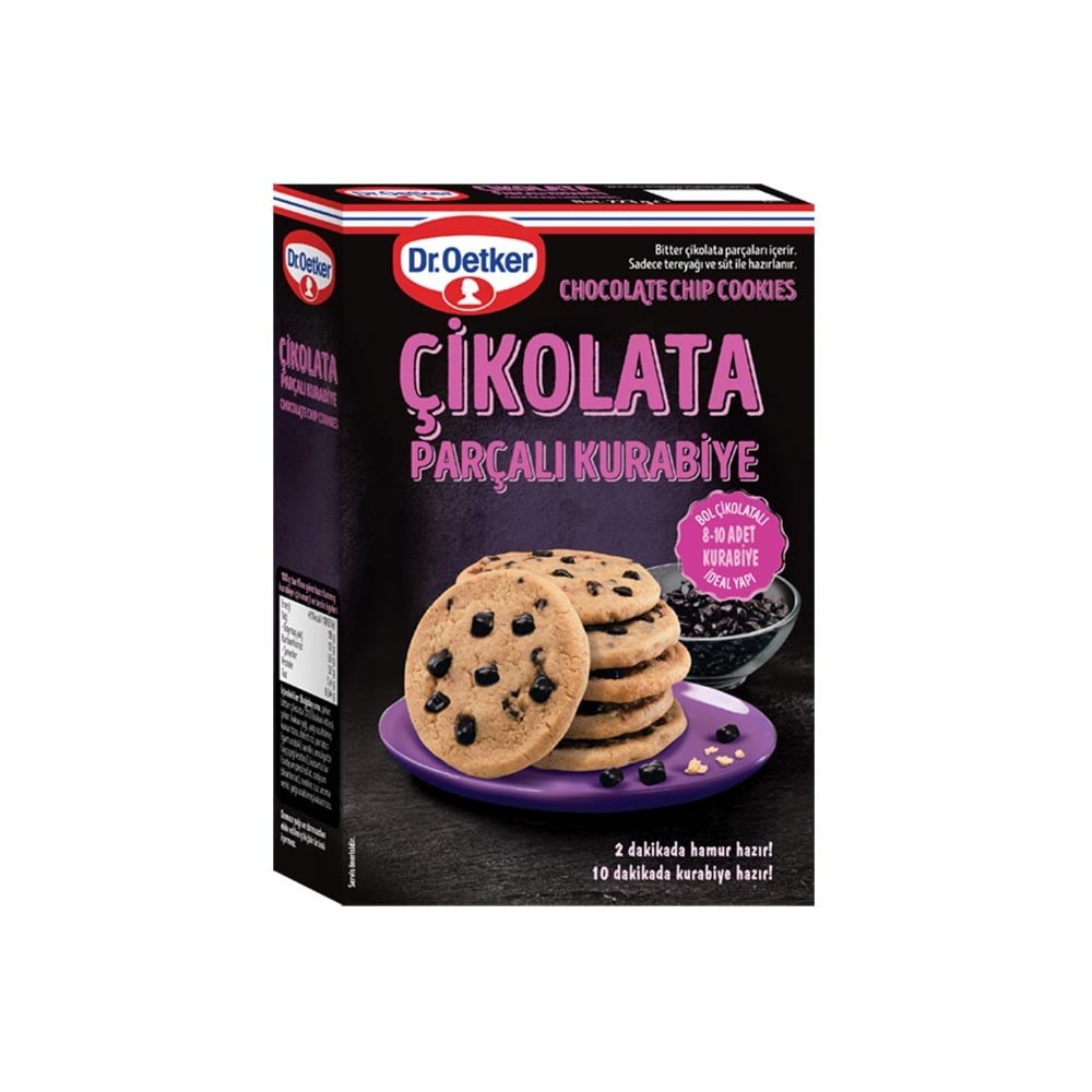 Dr.oetker Kurabiye 223 Gr Çikolata Parçalı