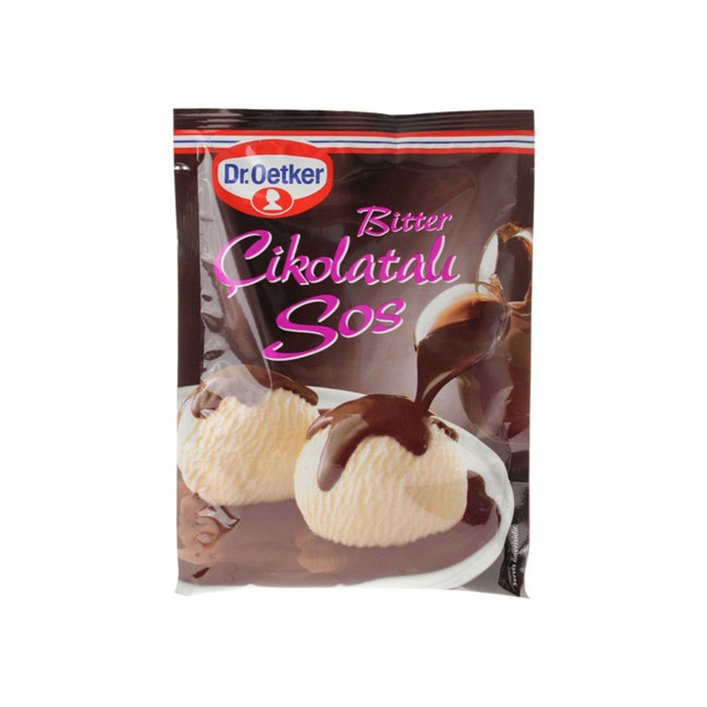 Dr.oetker Sos 125 Gr Bitter Çikolatalı Sos