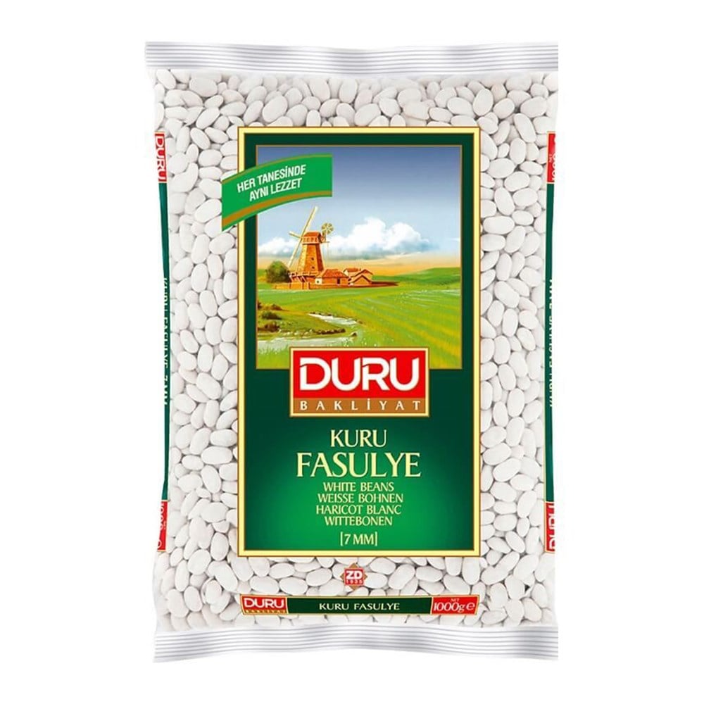 Duru Fasulye 1 Kg 7 Mm