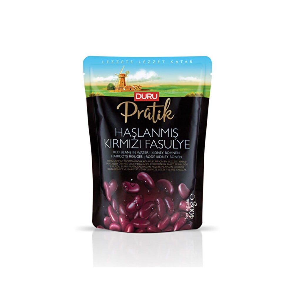Duru Haşlanmış Kırmızı Fasülye 400 Gr