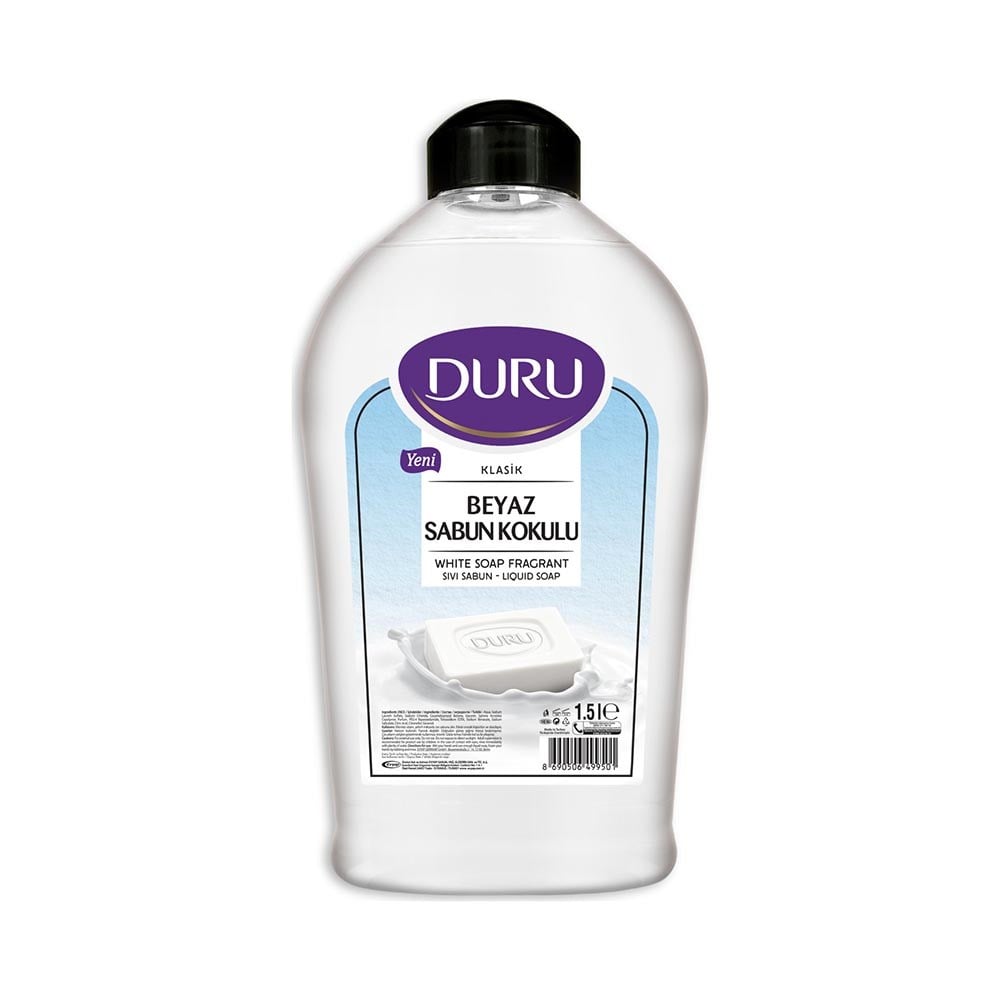 Duru Sıvı El Sabunu 1,5 Lt Beyaz Sab.kokulu