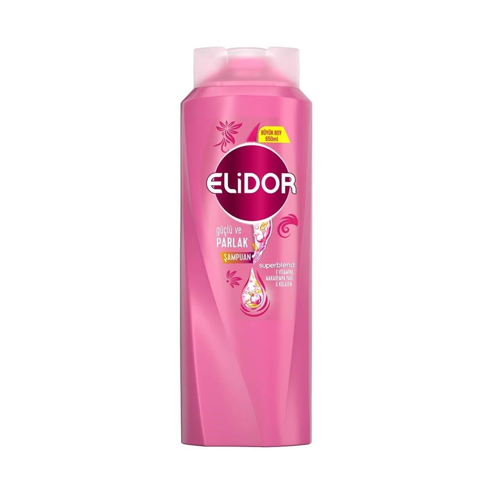 Elidor Şampuan 650 Ml Güçlü Ve Parlak