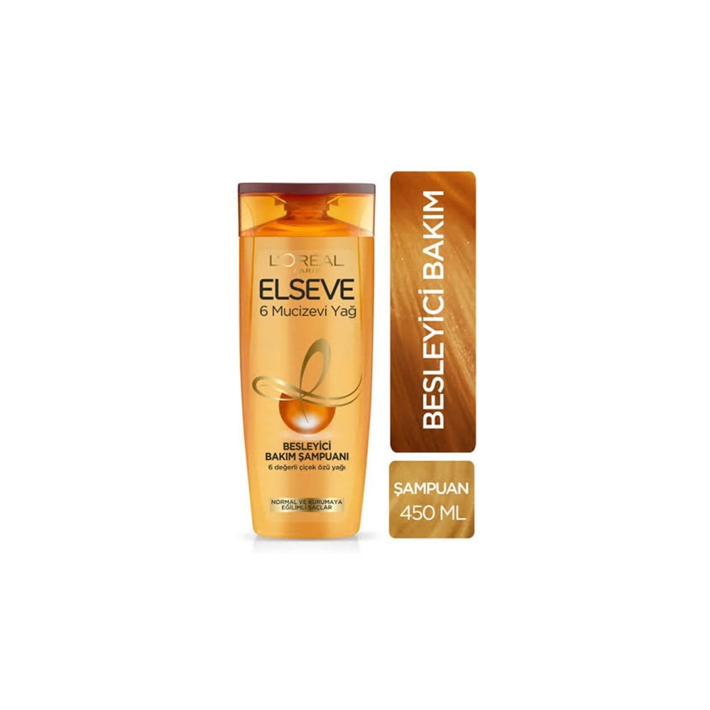 Elseve Şampuan 450 Ml 6 Mucizevi Yağ