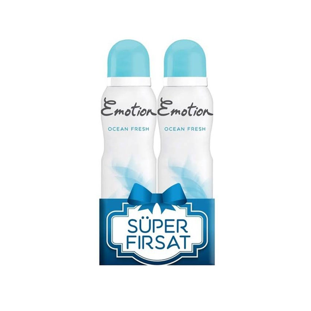 Emotion Deo Sprey 150 Ml +150 Ml Ocean Fresh