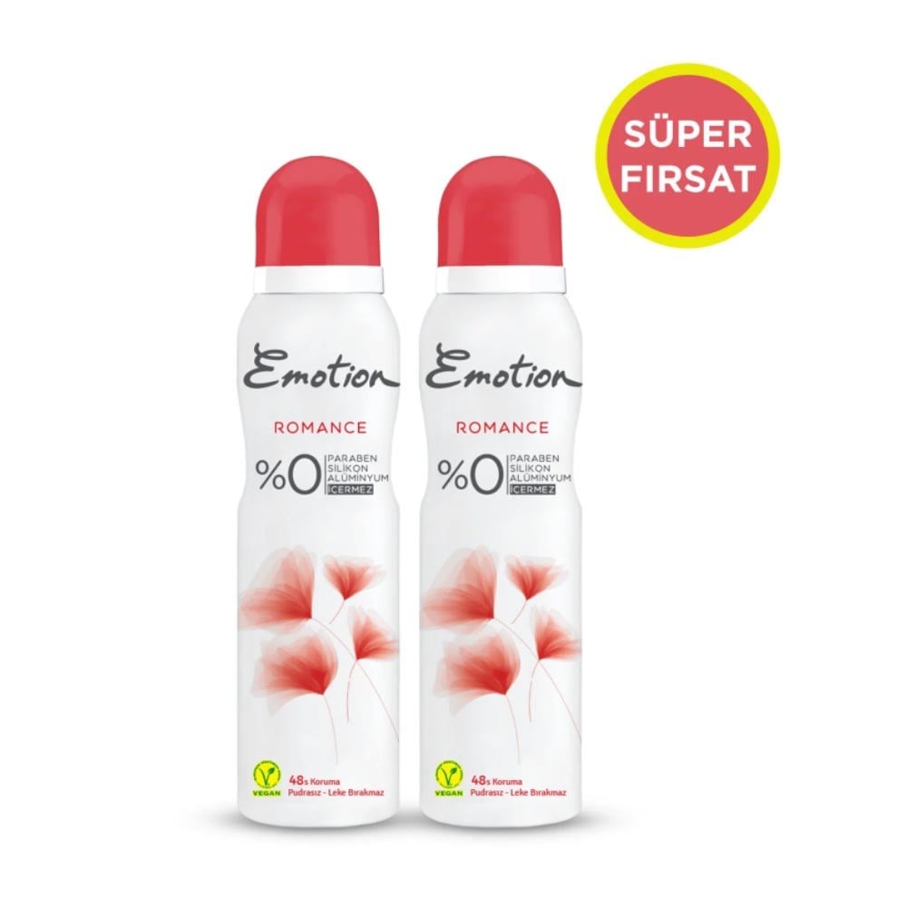 Emotion Deo Sprey 150 Ml + 150 Ml Romance