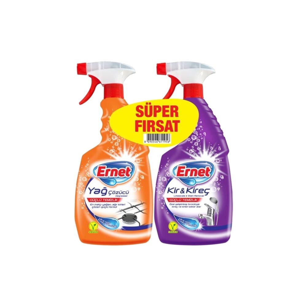 Ernet Sprey 750 Ml Mutfak Banyo Yağ Çöz.kirve Kireç