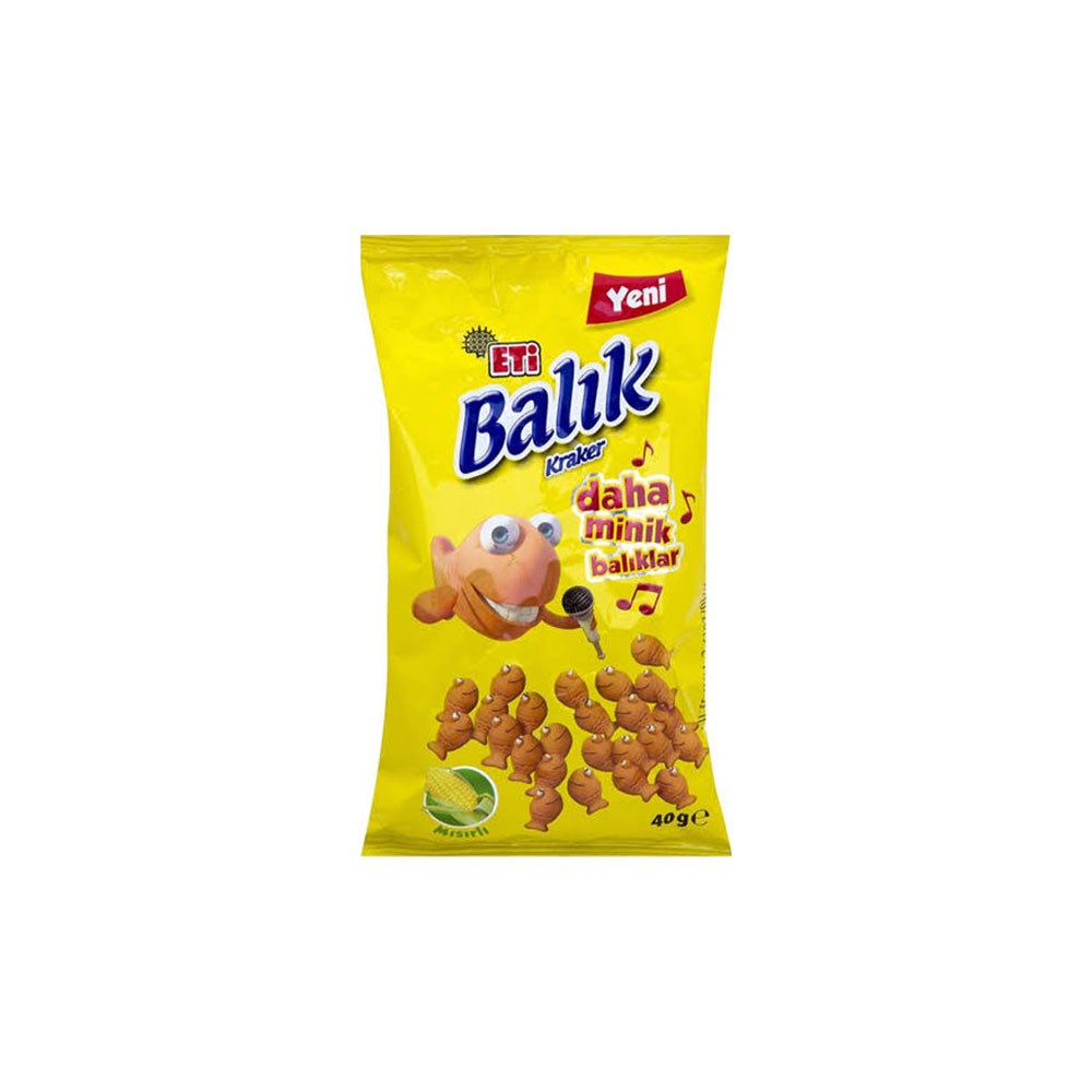Eti Balık Kraker 40 Gr Mısırlı