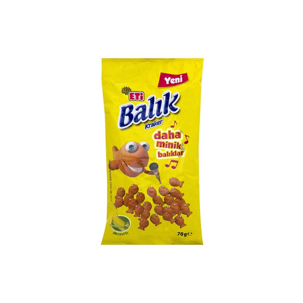 Eti Balık Kraker 70 Gr Mısırlı