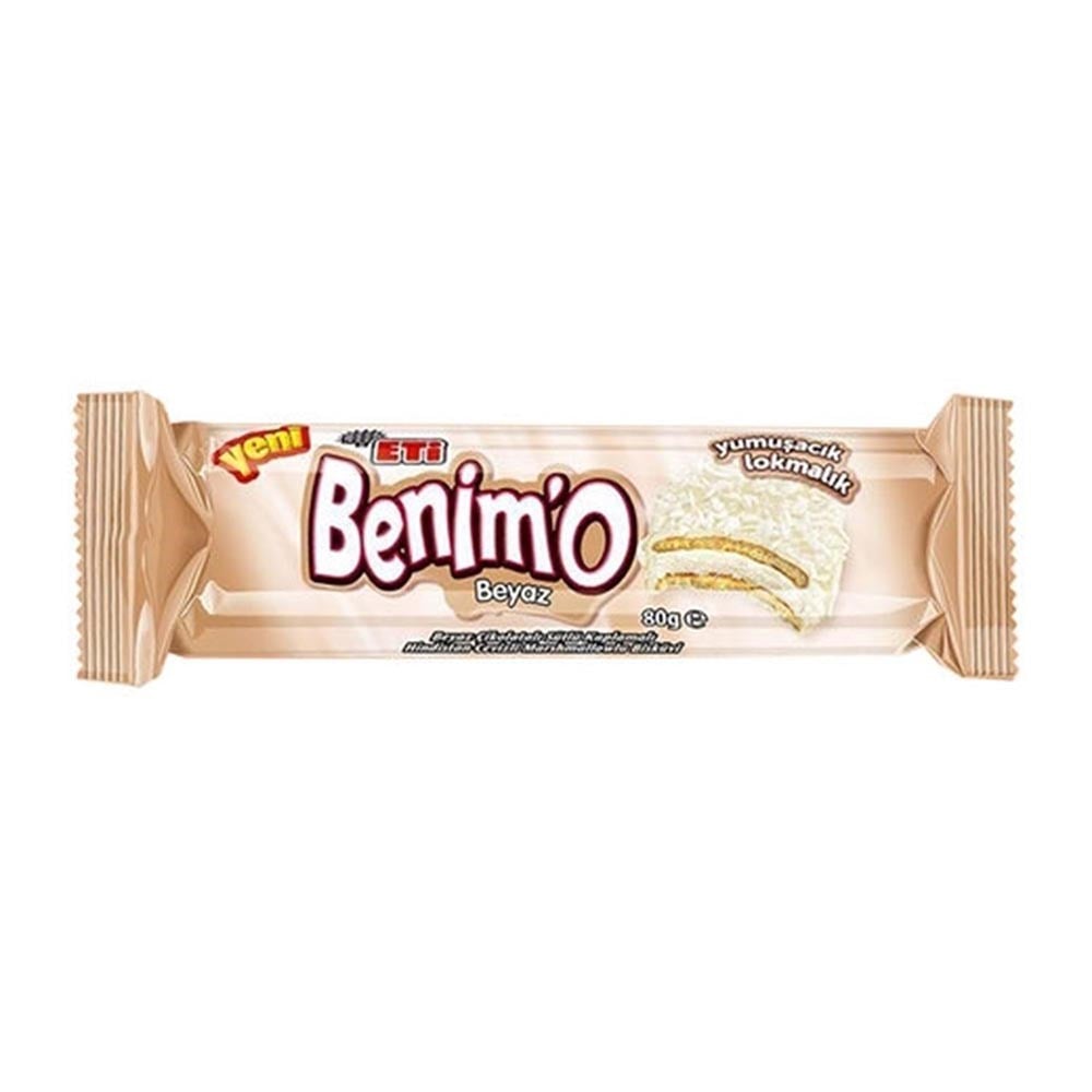 Eti Benimo Beyaz Çikolatalı 80 Gr