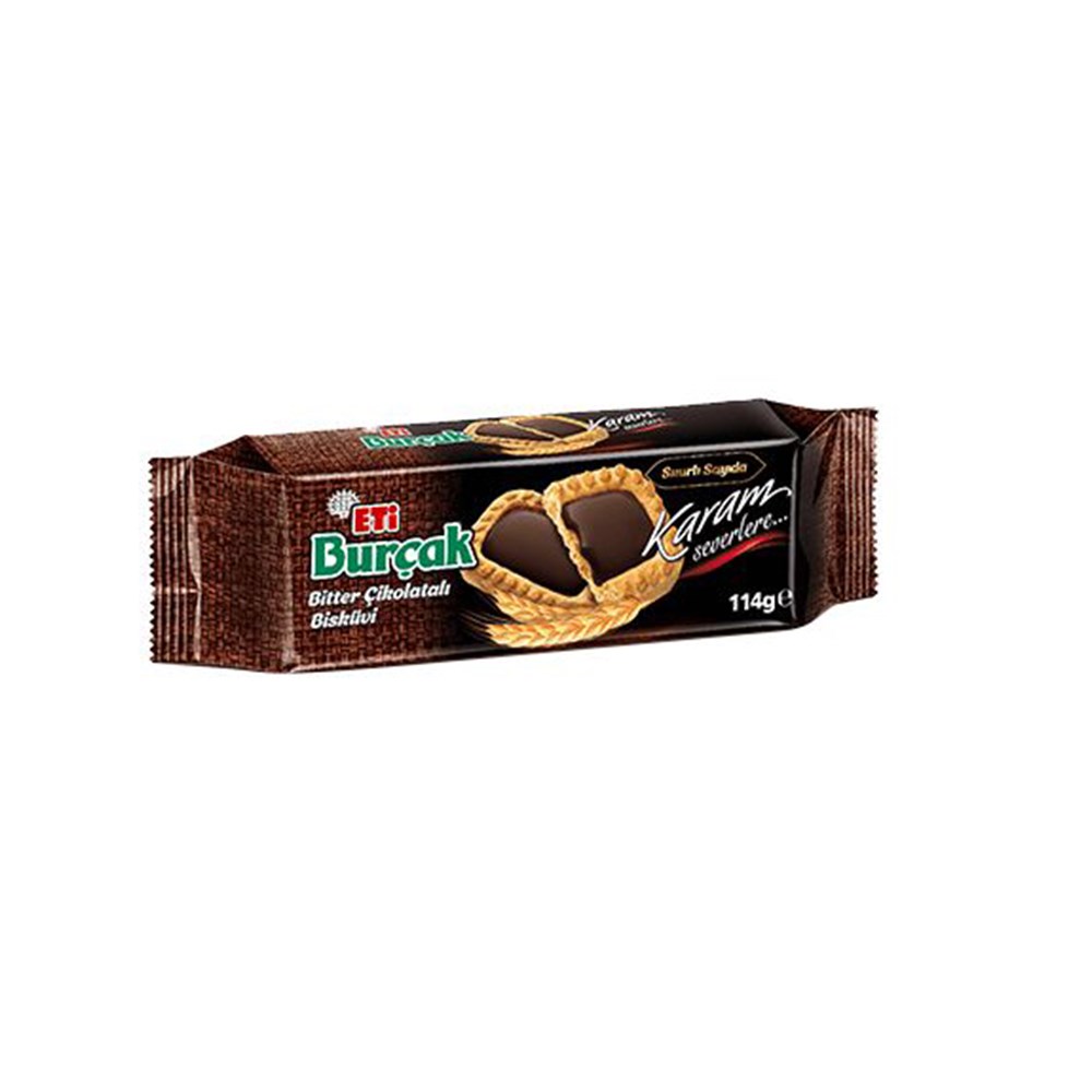 Eti Burçak Bitter Çikolatalı 114 Gr Karam