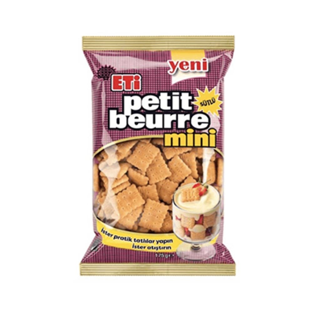 Eti Petit Beurre Mini 175 Gr Sütlü
