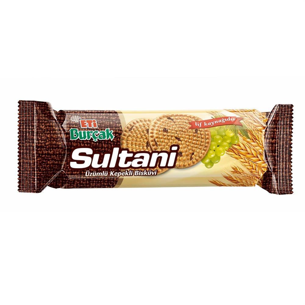 Eti Sultani Burçak 123 Gr Üzümlü Kepekli