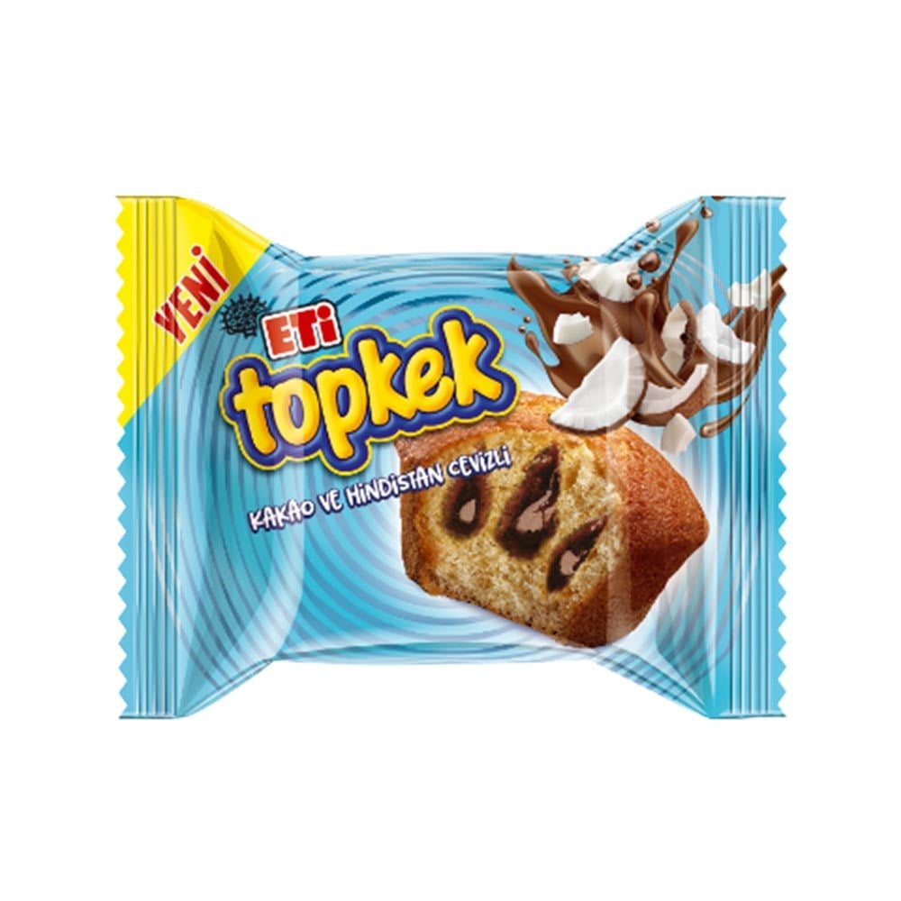 Eti Topkek 40 Gr Kakao Ve H.cevizli