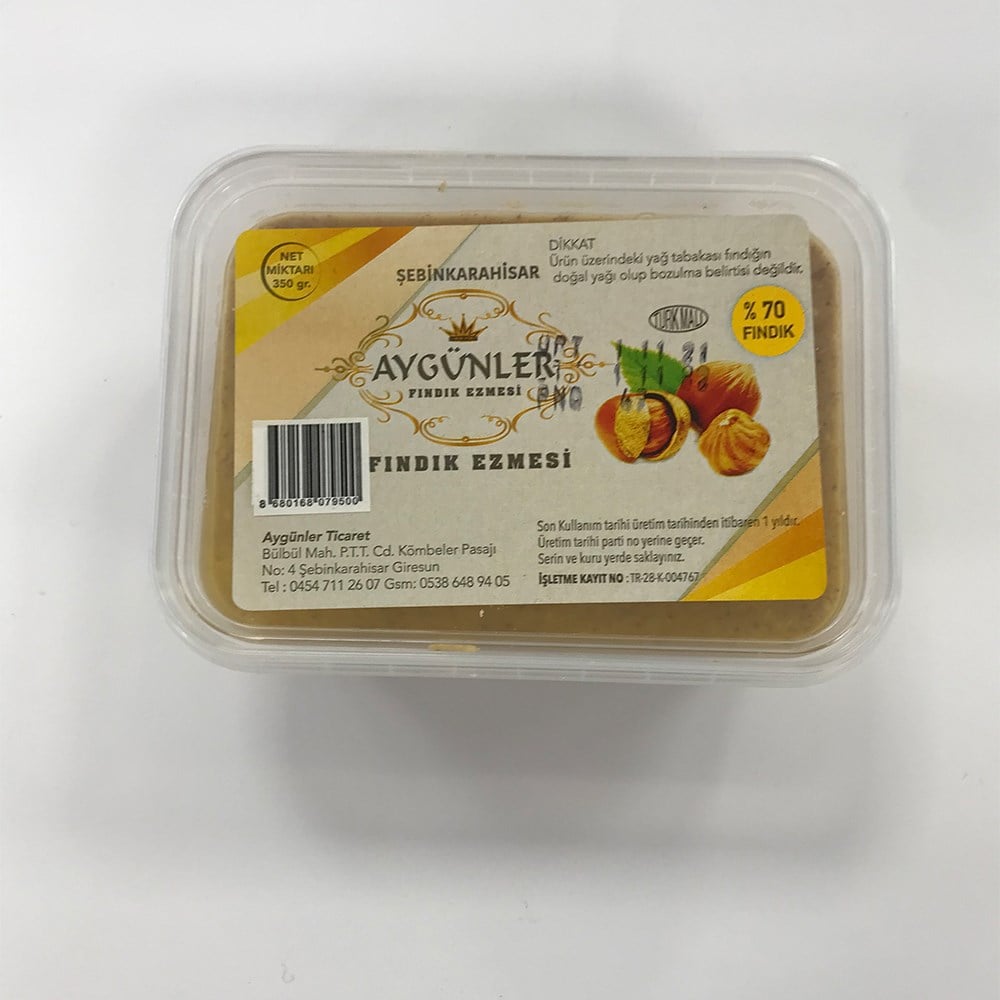 Fındık Ezme 350 Gr Aygünler