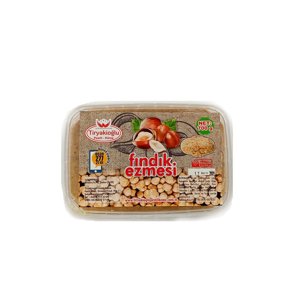 Fındık Ezme 680 Gr Tiry.atilla
