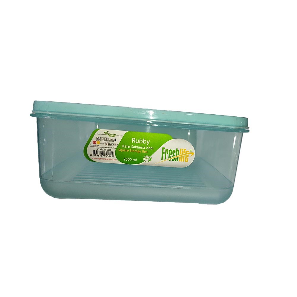 Freshlife Kare Saklama Kabı D-384