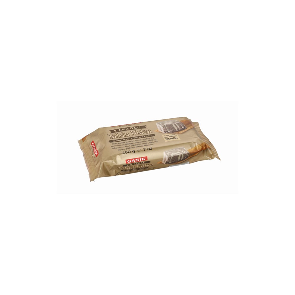 Ganik Helva 200 Gr 7 Oz Kakaolu
