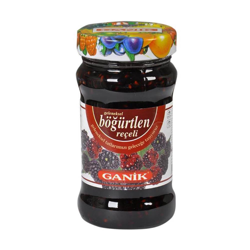 Ganik Reçel 380 Gr Cam Böğürtlen