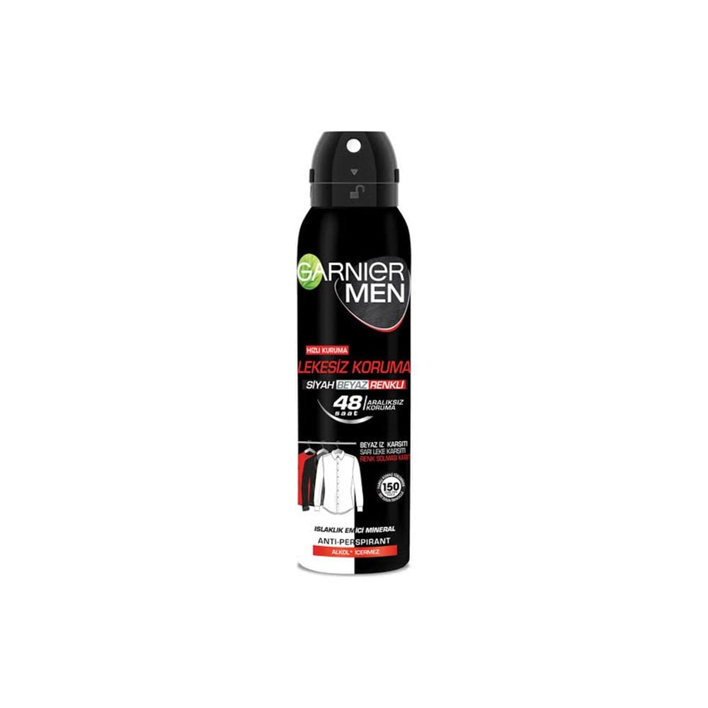 Garnıer Deo Sprey 150 Ml Men Lekesiz Koruma