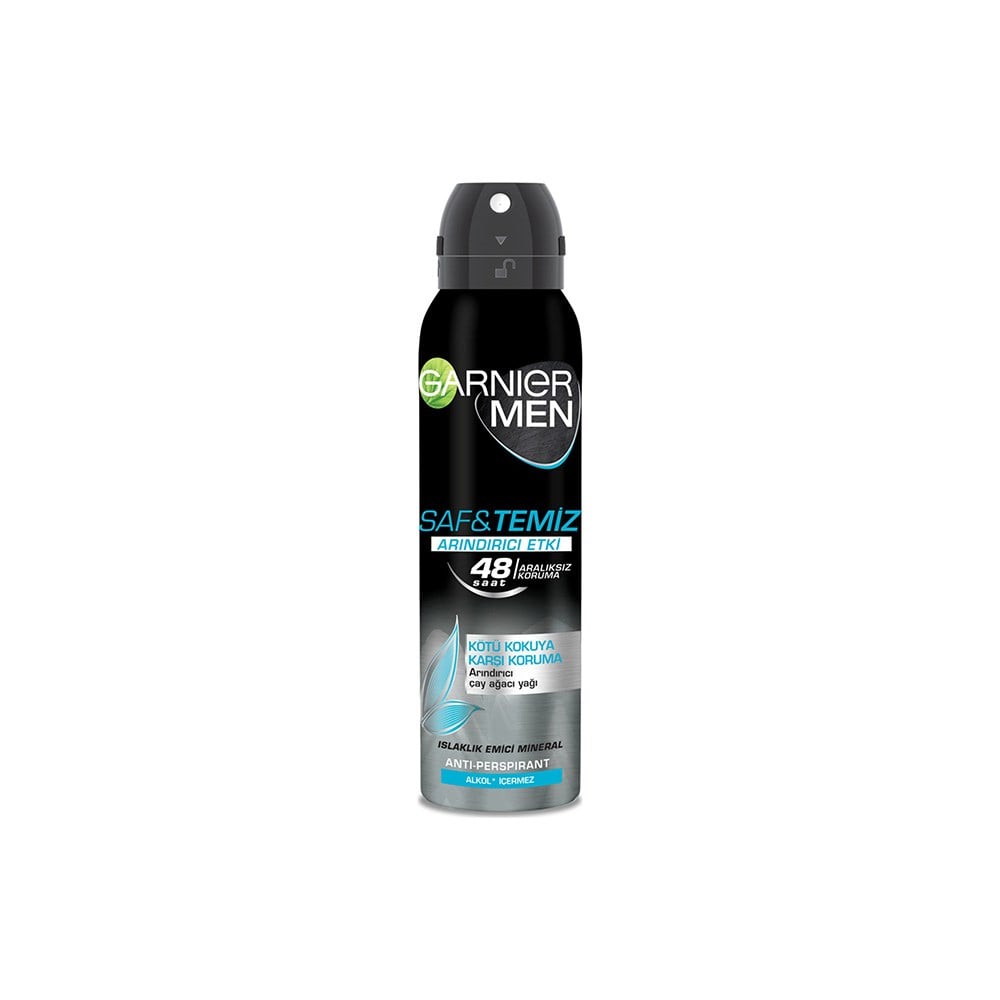 Garnıer Deo Sprey 150 Ml Men Saf&temiz