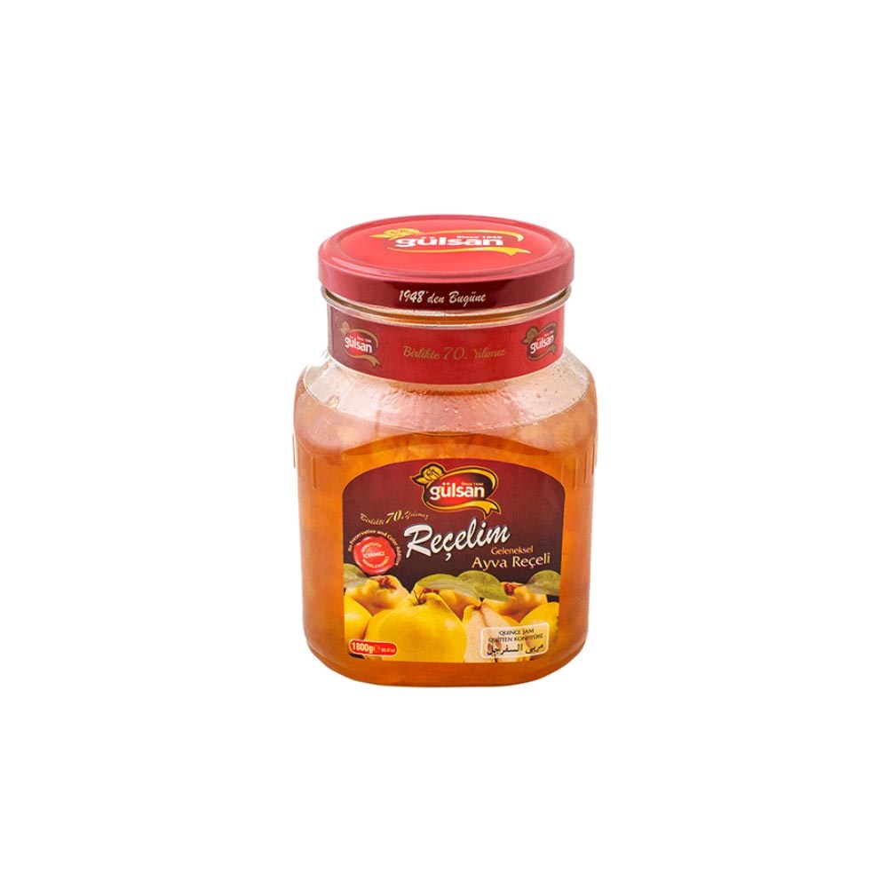 Gülsan Reçel 1800 Gr Cam Ayva Reçeli