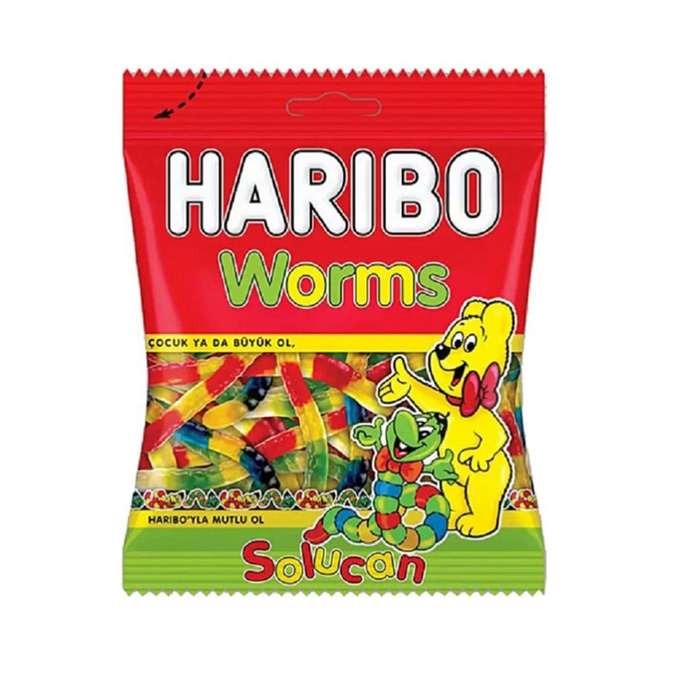 Haribo 80 Gr Worms Solucan