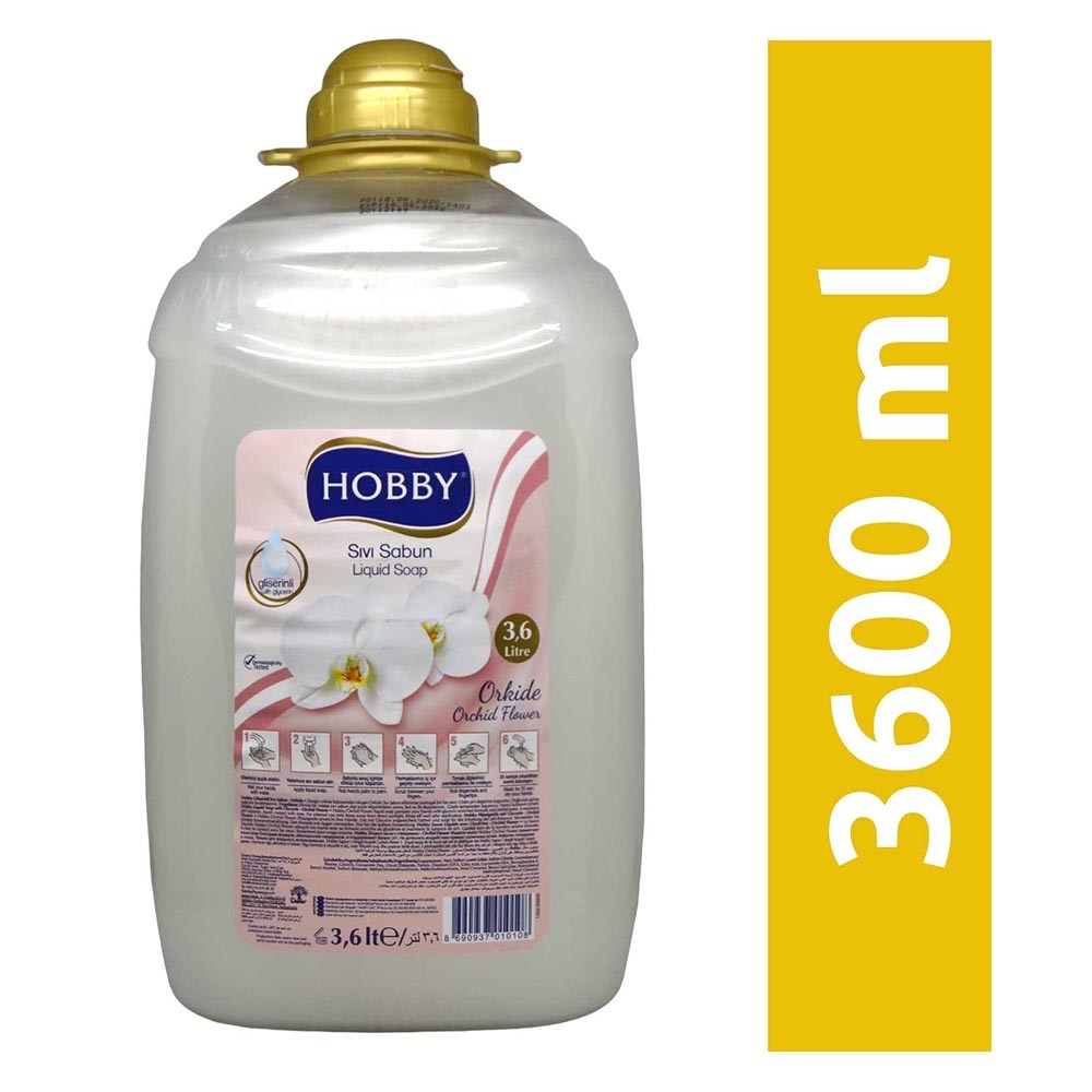 Hobby Sıvı El Sabunu 3600 Ml Orkide Çiçeği