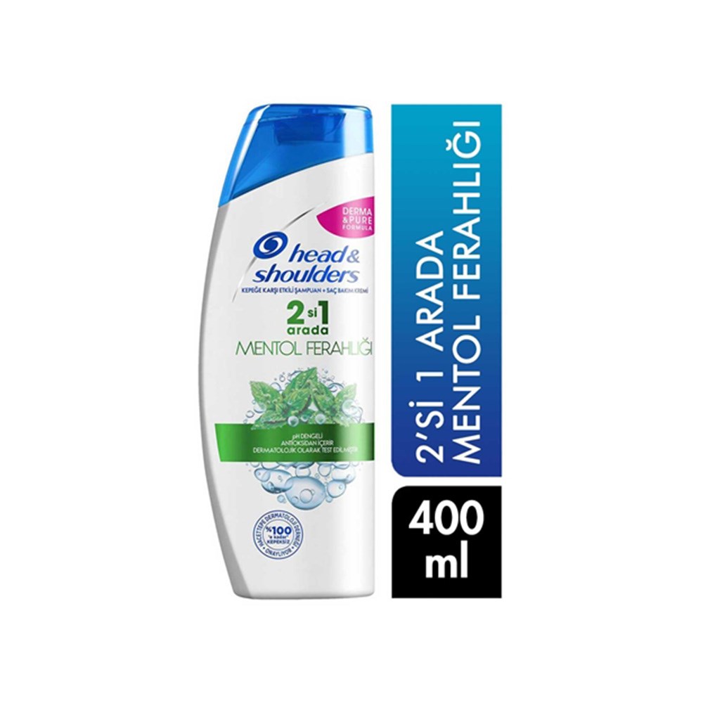 H&s Şampuan 400 Ml 2ın1 Mentol Ferahlığı