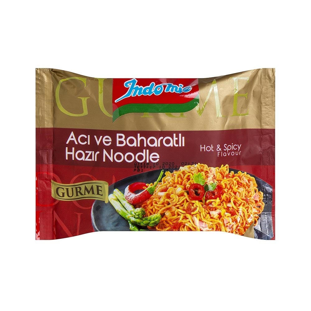 İndo Mie Hazır Noodle 80 Gr Acı Ve Baharatlı