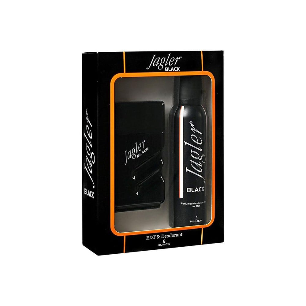 Jagler Kofre Set Black Men Edt + Deo