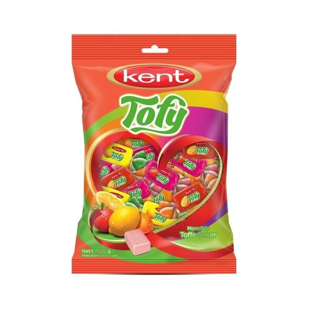 Kent Paket Şeker 375 Gr Tofy Meyveli