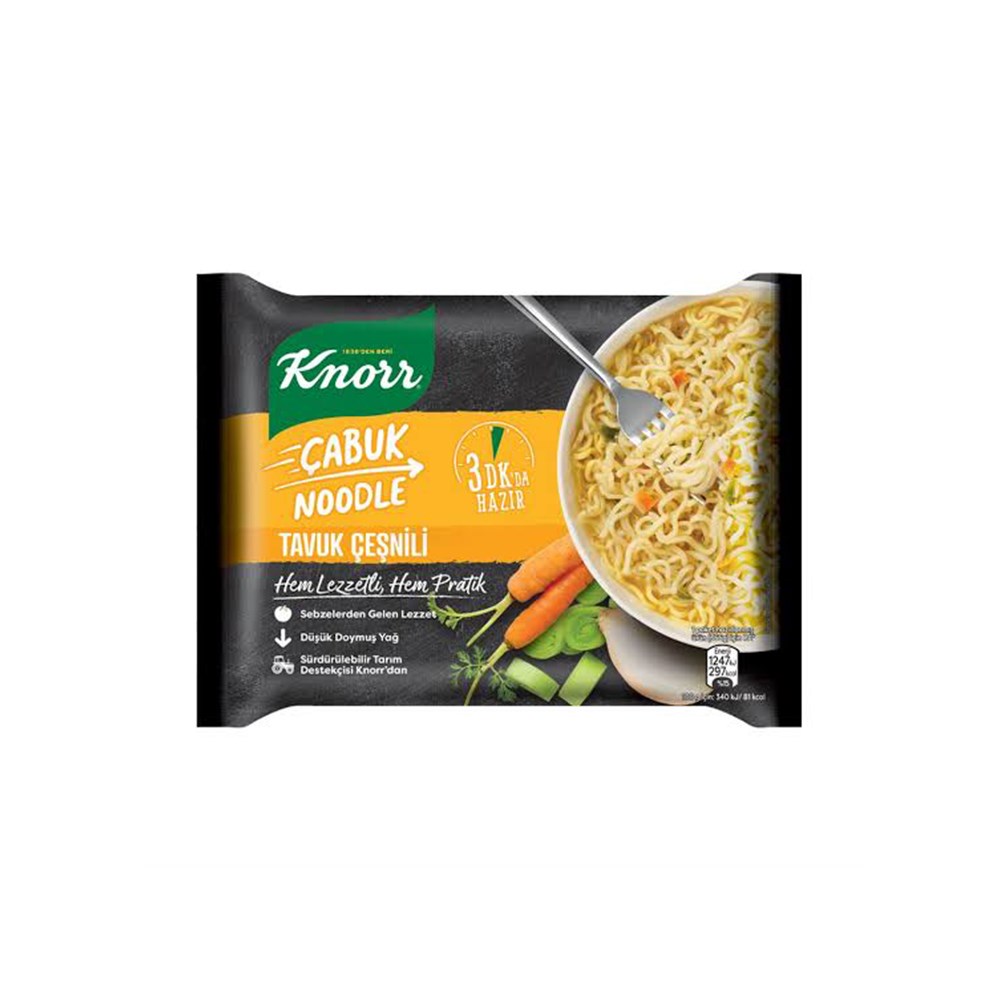 Knor Çabuk Mak.noodle 66 Gr Tavuk Çeşnili