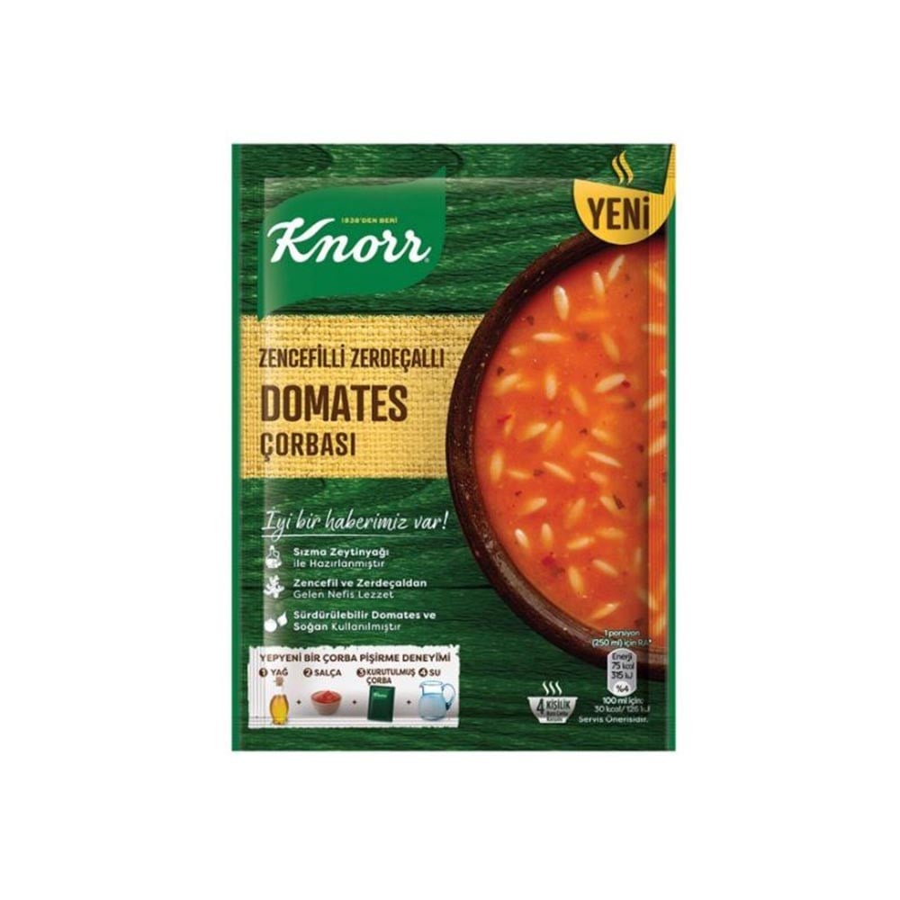 Knor Çorba Yöresel 98 Gr Zencefil Zer.domates