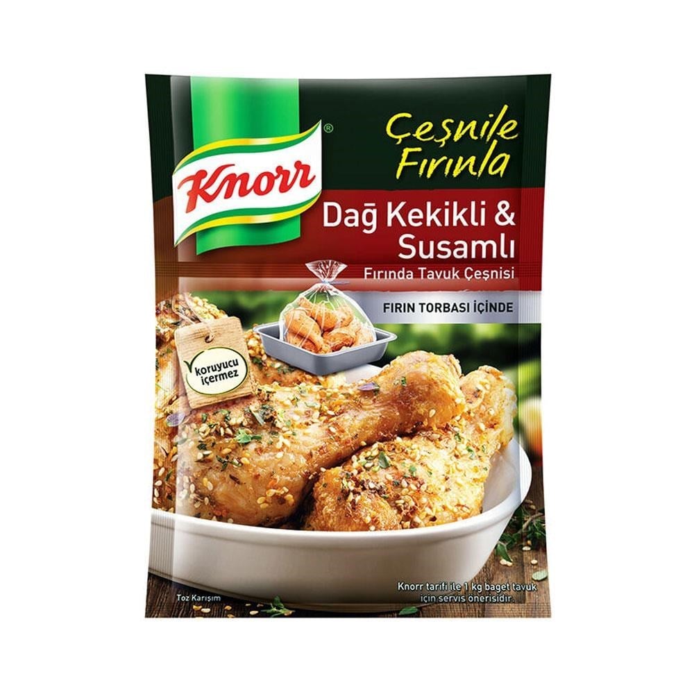 Knor Fır.tavuk Çeşnisi 35 Gr Dağ Kekikli Susamlı