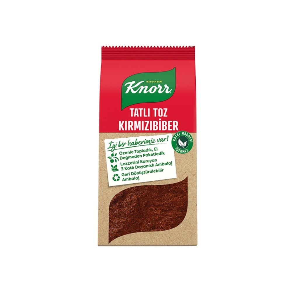 Knor Tatlı Toz Kırmızı Biber 65 Gr