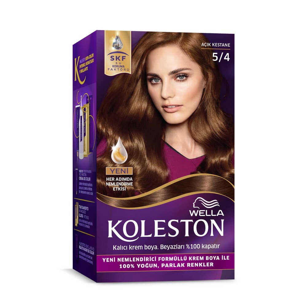 Koleston Boya 5/4 Açık Kestane