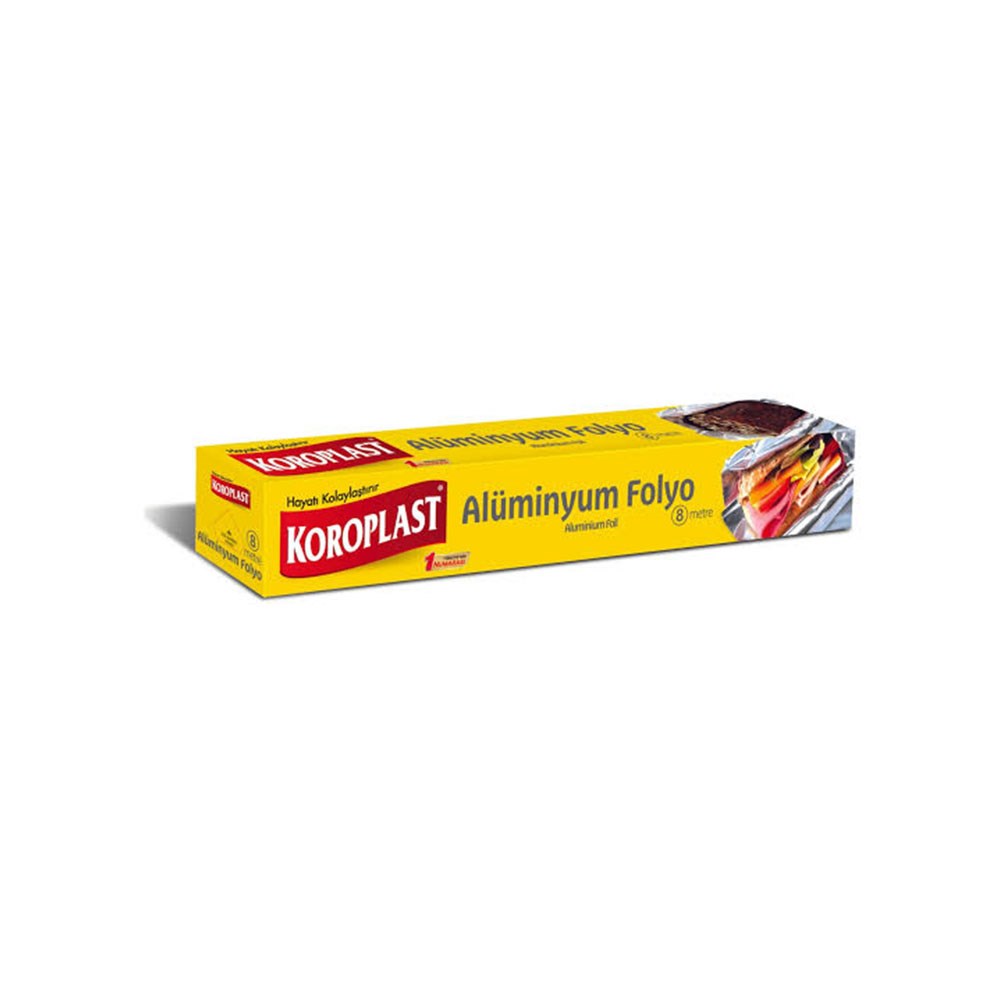Koroplast Alüminyum Folyo 8 Mt