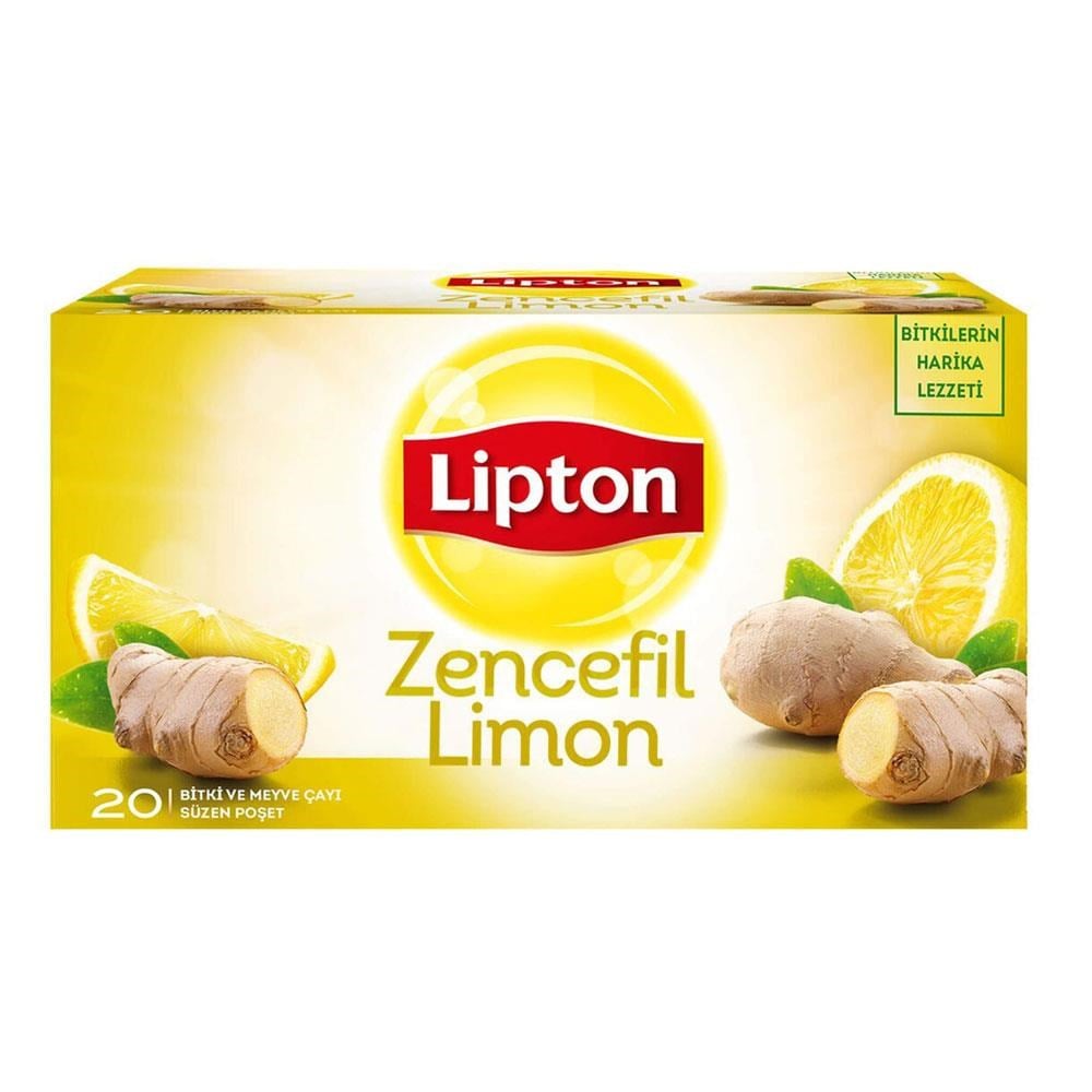 Lipton Bitki Çayı 20 Adet Zencefil Limonlu