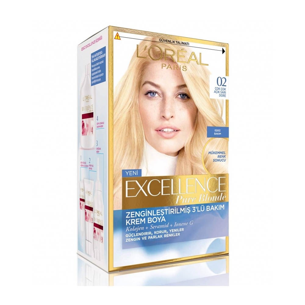 Loreal Excellence 02 Papatya Sarısı