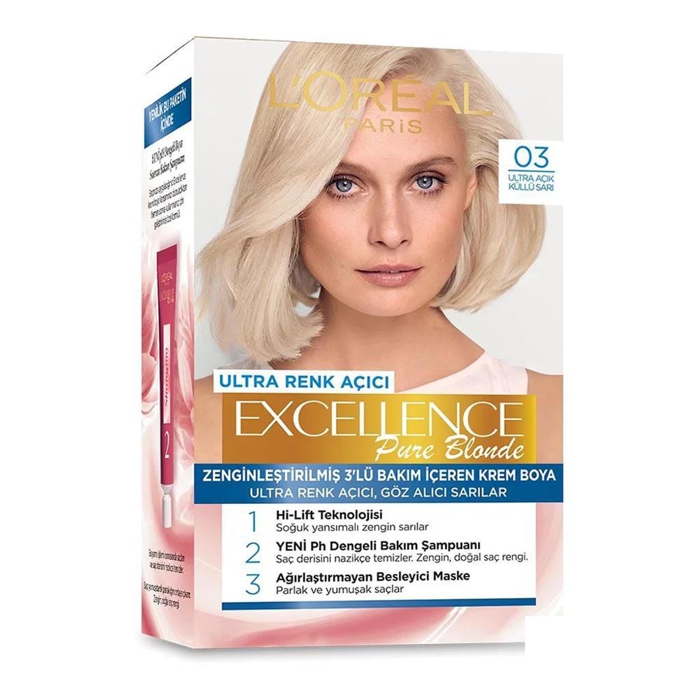Loreal Excellence 03 Ult.açık Küllü Sarı