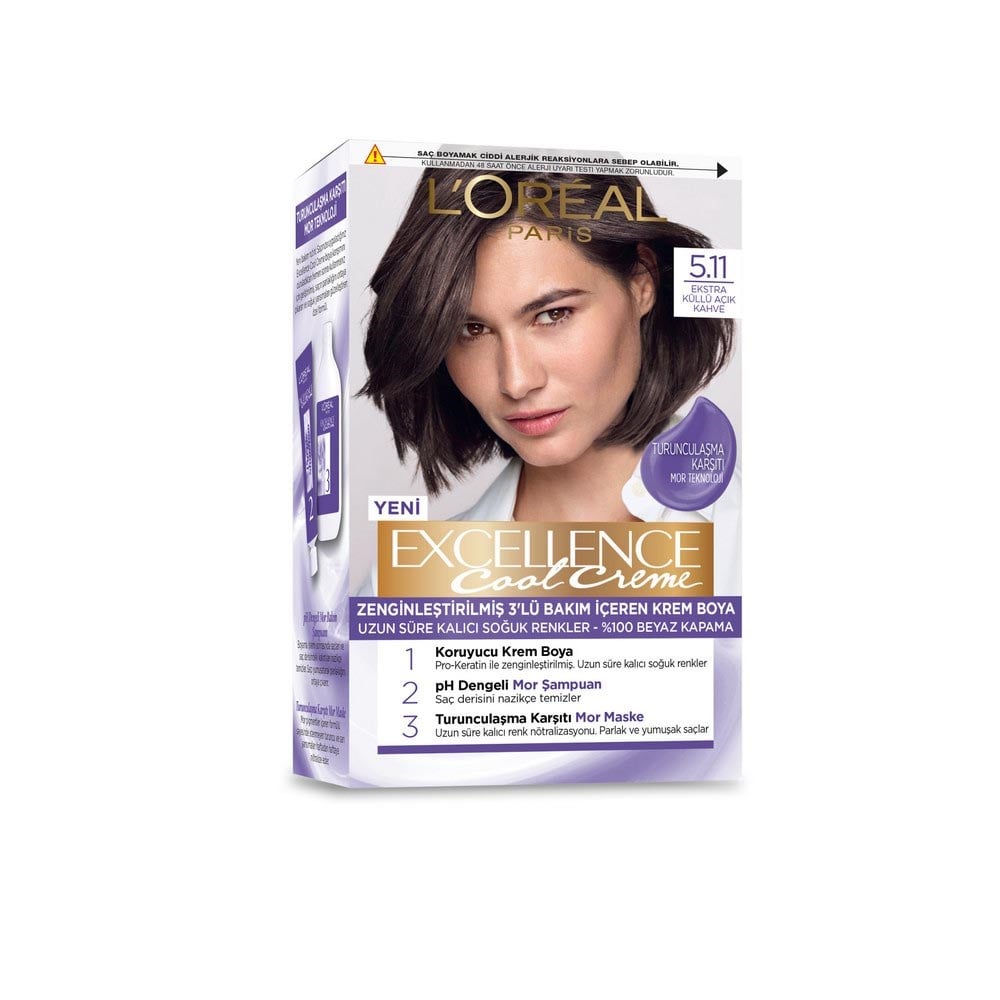 Loreal Excellence 5.11 Küllü Açık Kahve