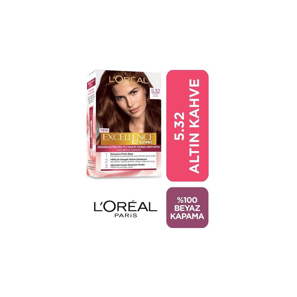 Loreal Excellence 5.32 Altın Kahve
