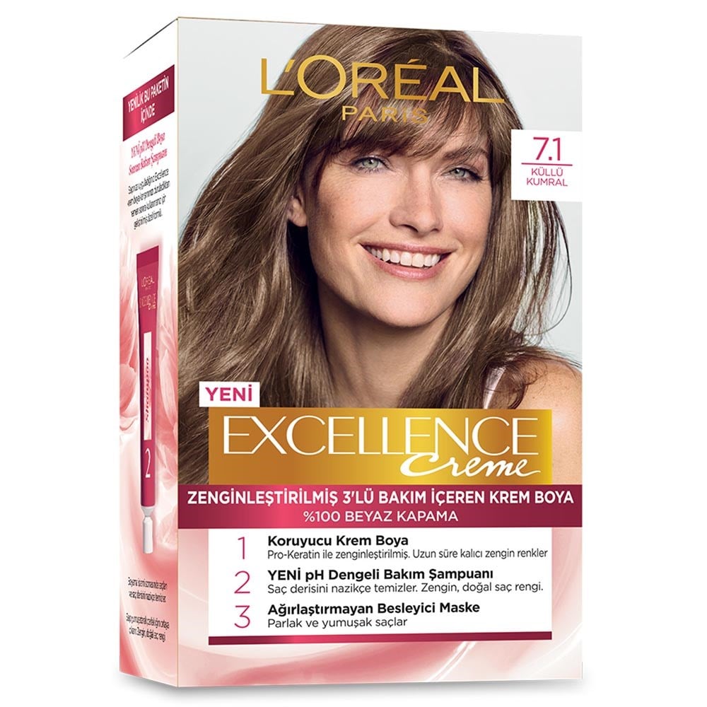 Loreal Excellence 7.1 Küllü Kumral