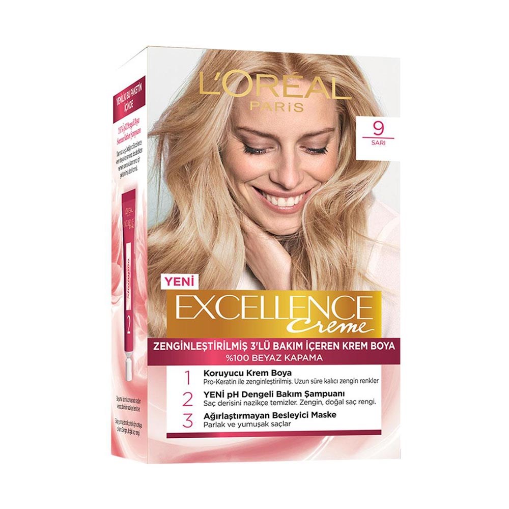 Loreal Excellence 9 Sarı