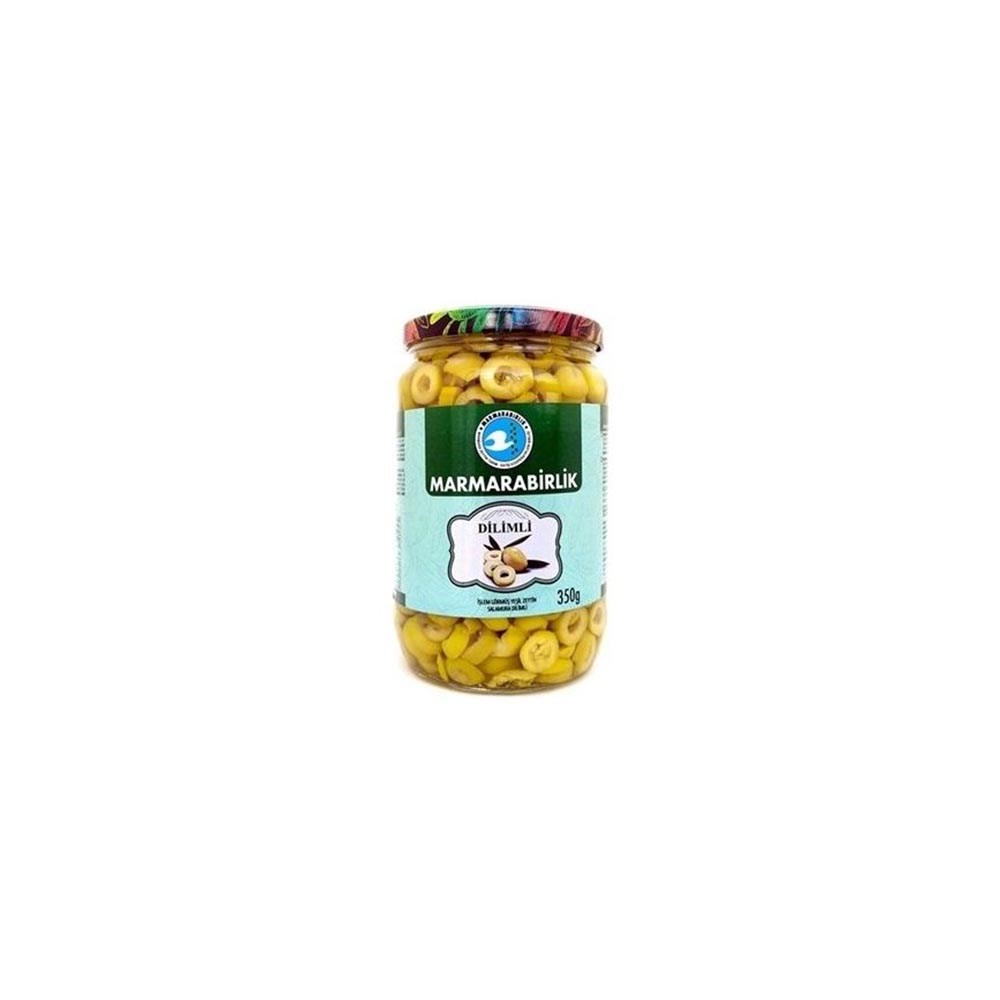 M.bir.yeşil Zeytin 350 Gr Cam Dilimli