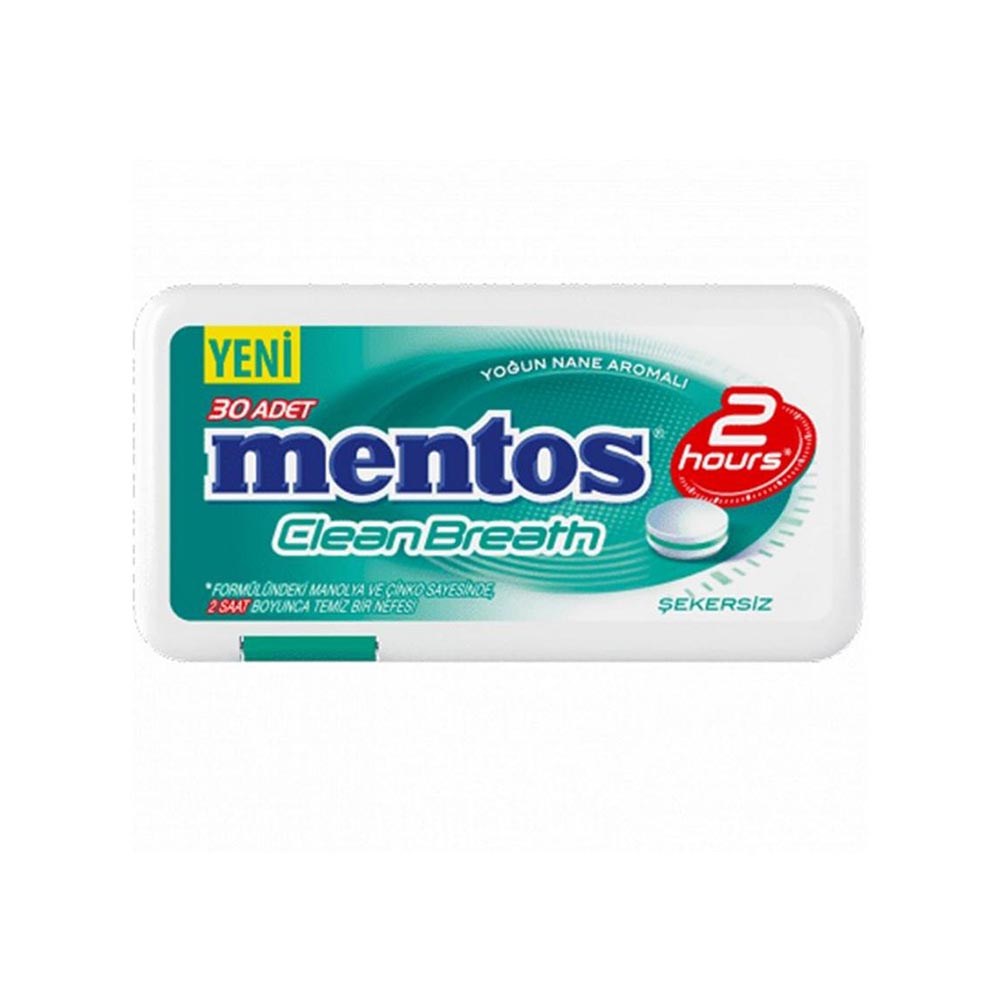 Mentos Şeker Cleanbreath 21 Gr Yoğun Nane
